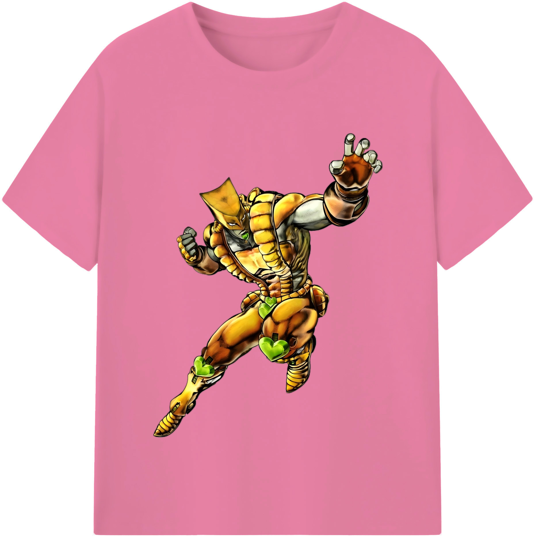 （画像用） ジョジョの奇妙な冒険 ディオ?ブランドー JoJo's Bizarre Adventure Dio Brando 綿100％半袖Tシャツ（フロントプリント）